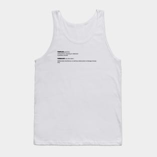 Pointless Vandalism Tank Top